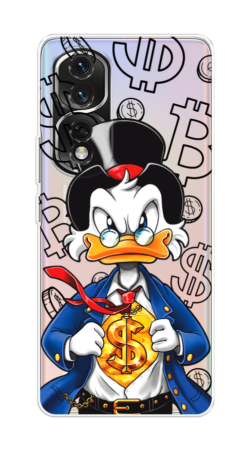 

Чехол на Honor 80 Pro "Scrooge Goldman", Черный;белый;синий, 6120450-1