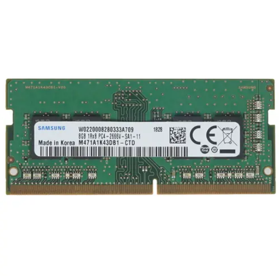 

Оперативная память Samsung DDR4 1x8Gb, 2666MHz (M471A1K43DB1-CTDD0)