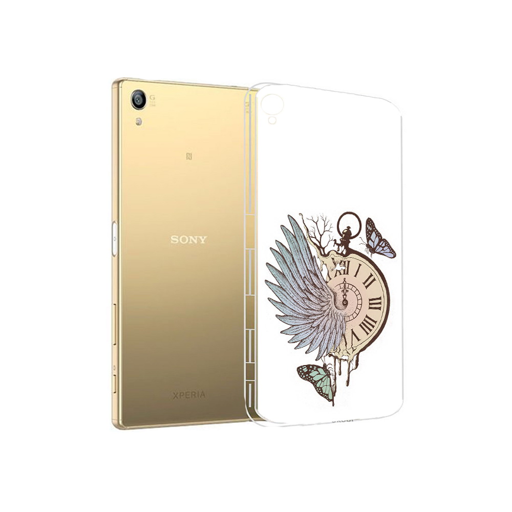 Чехол MyPads Tocco для Sony Xperia Z5 Premium страинные часы с крылом (PT23243.222.626)