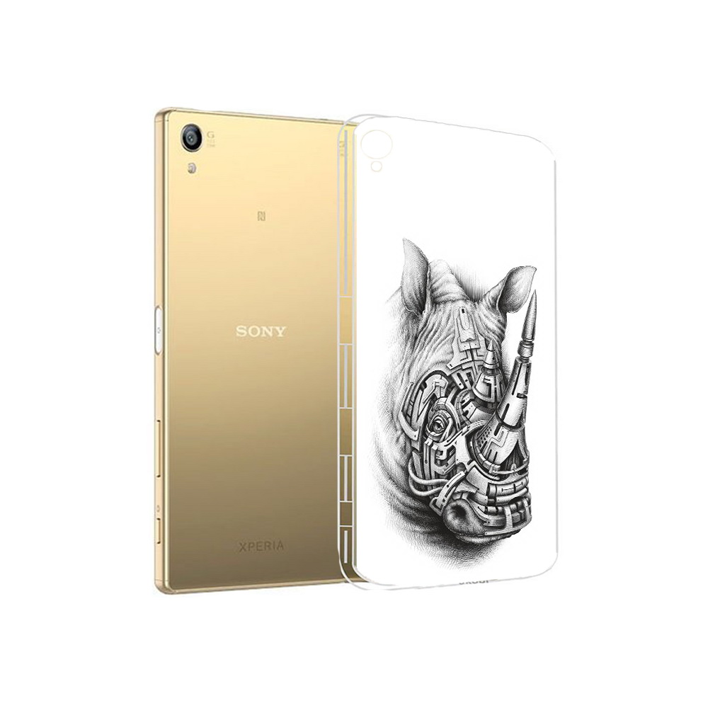 

Чехол MyPads Tocco для Sony Xperia Z5 Premium стальной носорог (PT23243.222.620), Прозрачный, Tocco