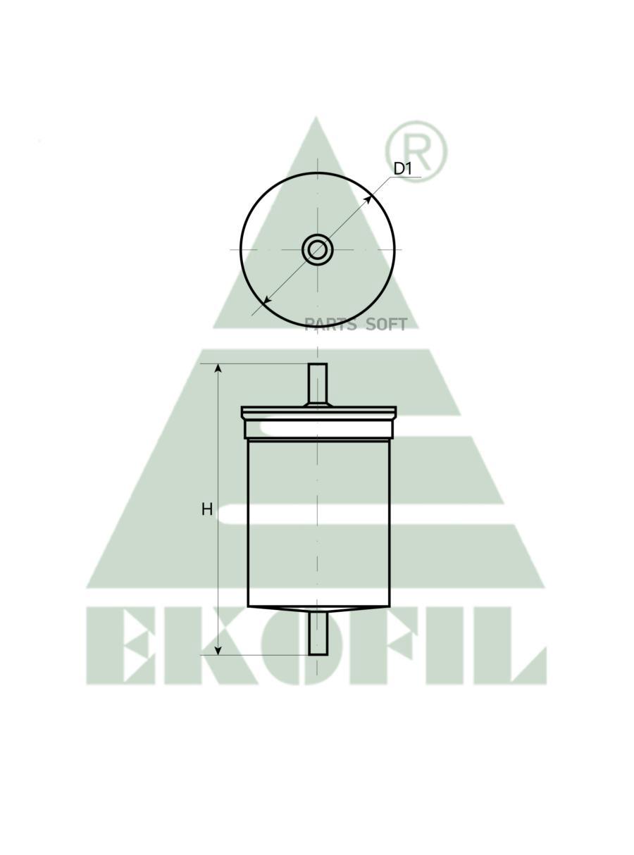 

Фильтр топливный Ekofil EKO-03.04