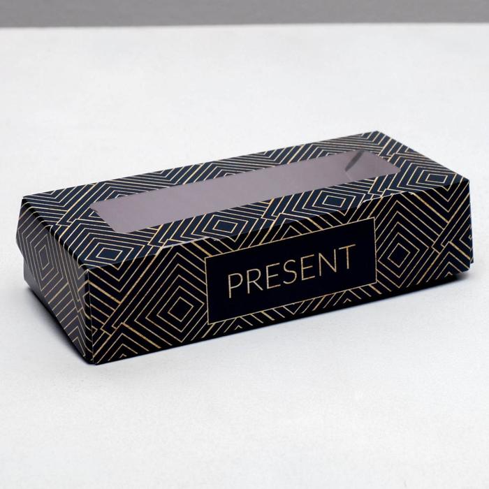 

Коробка складная «Present», 17 × 7 × 4 см, Коллекция упаковки "С уважением"