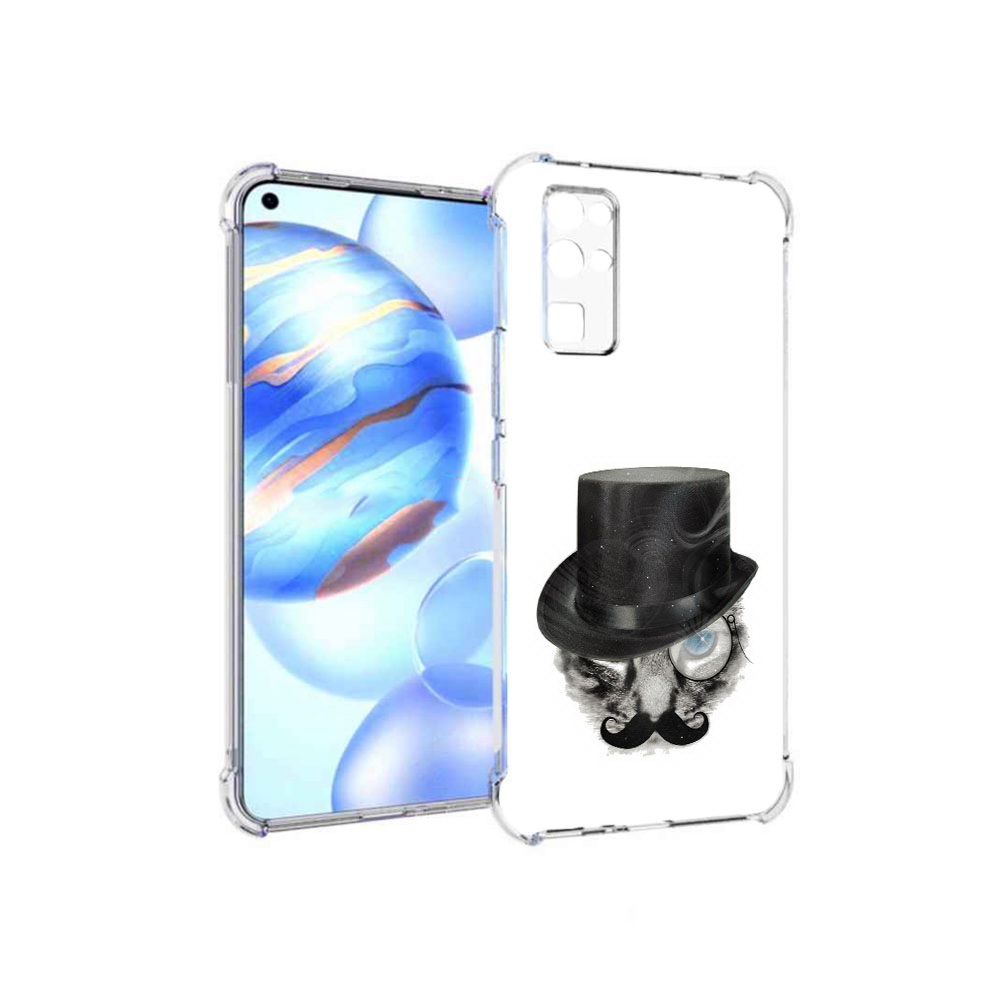 

Чехол MyPads Tocco для Honor 30 интелегентный кот (PT147988.19.378), Прозрачный, Tocco