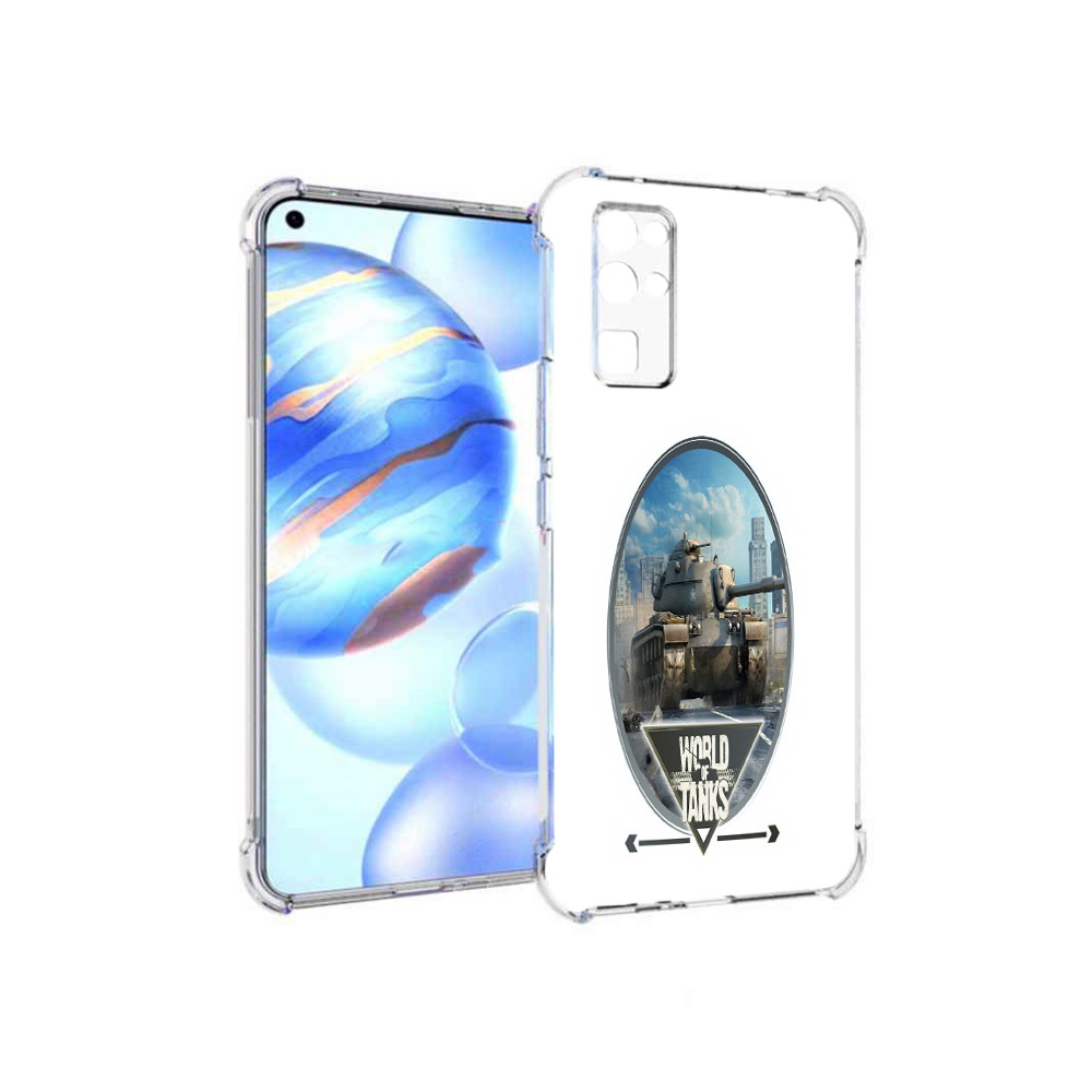 

Чехол MyPads Tocco для Honor 30 игра с танками (PT147988.19.375), Прозрачный, Tocco