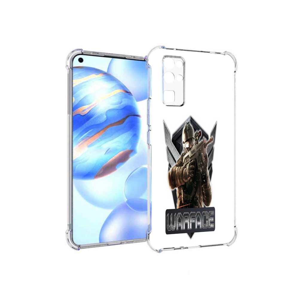 

Чехол MyPads Tocco для Honor 30 игра про войну (PT147988.19.374), Прозрачный, Tocco
