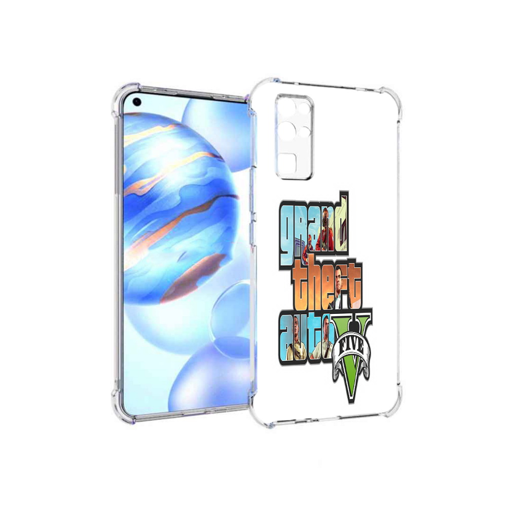 

Чехол MyPads Tocco для Honor 30 игра гта (PT147988.19.373), Прозрачный, Tocco