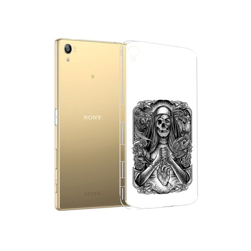 

Чехол MyPads Tocco для Sony Xperia Z5 Premium скелет с сердцем (PT23243.222.603), Прозрачный, Tocco