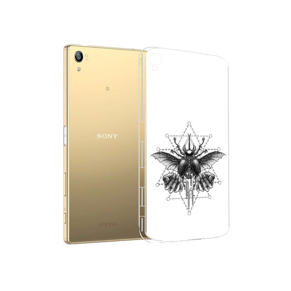 

Чехол MyPads Tocco для Sony Xperia Z5 Premium скарабей (PT23243.222.601), Прозрачный, Tocco