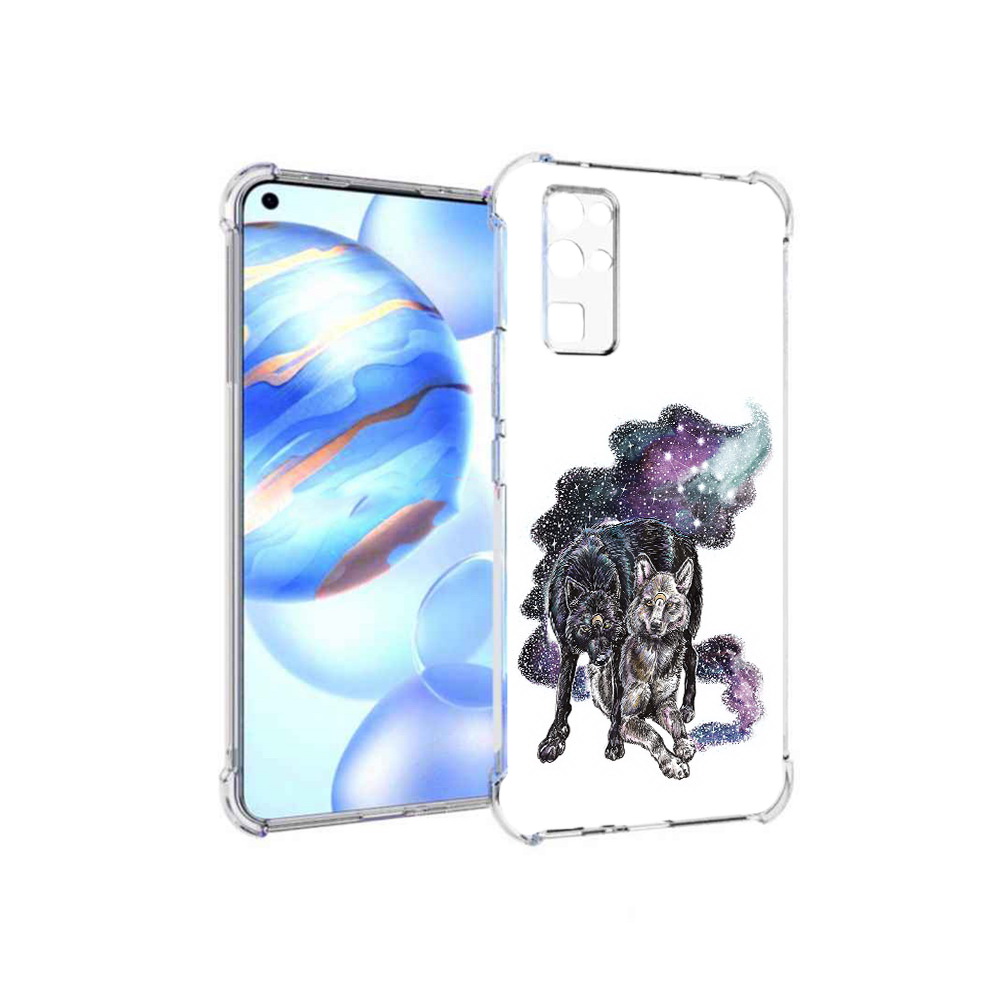 

Чехол MyPads Tocco для Honor 30 звездные волки (PT147988.19.352), Прозрачный, Tocco