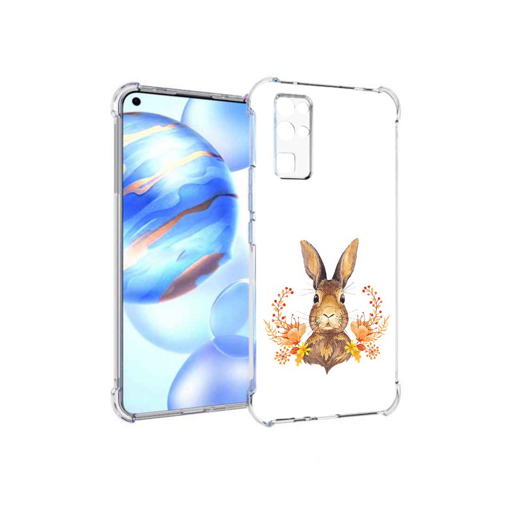 

Чехол MyPads Tocco для Honor 30 зайка в цветах (PT147988.19.349), Прозрачный, Tocco