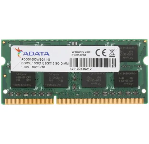 фото Оперативная память adata ddr3 1x8gb, 1600mhz (adds1600w8g11-s)