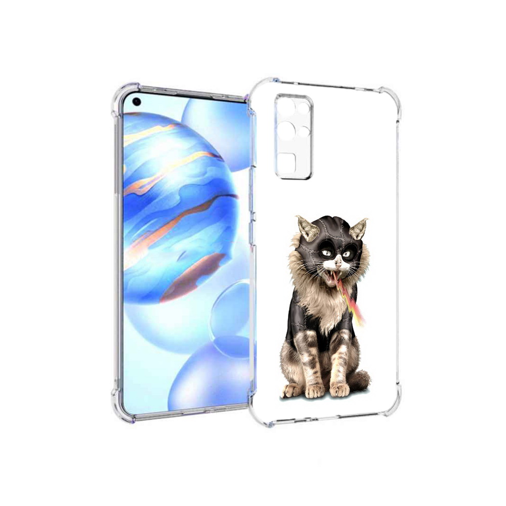 

Чехол MyPads Tocco для Honor 30 дьяволский кот (PT147988.19.341), Прозрачный, Tocco
