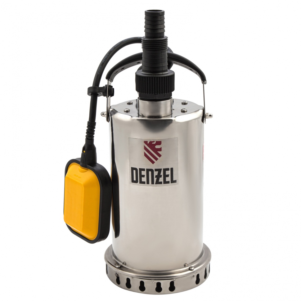 DENZEL Дренажный насос DP600X, 600 Вт, подъем 7.5 м, 8500 л/ч Denzel