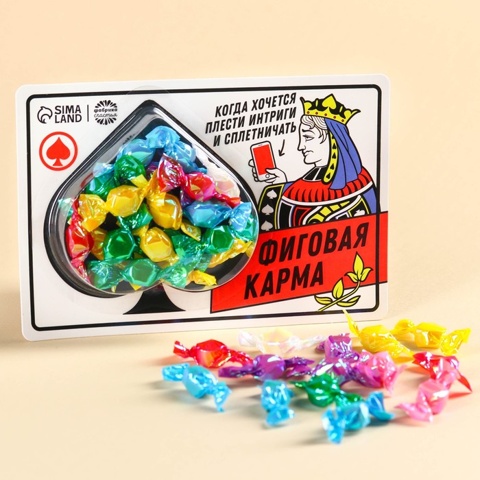 

Леденец Фабрика счастья на подложке Фиговая дама, 30 г