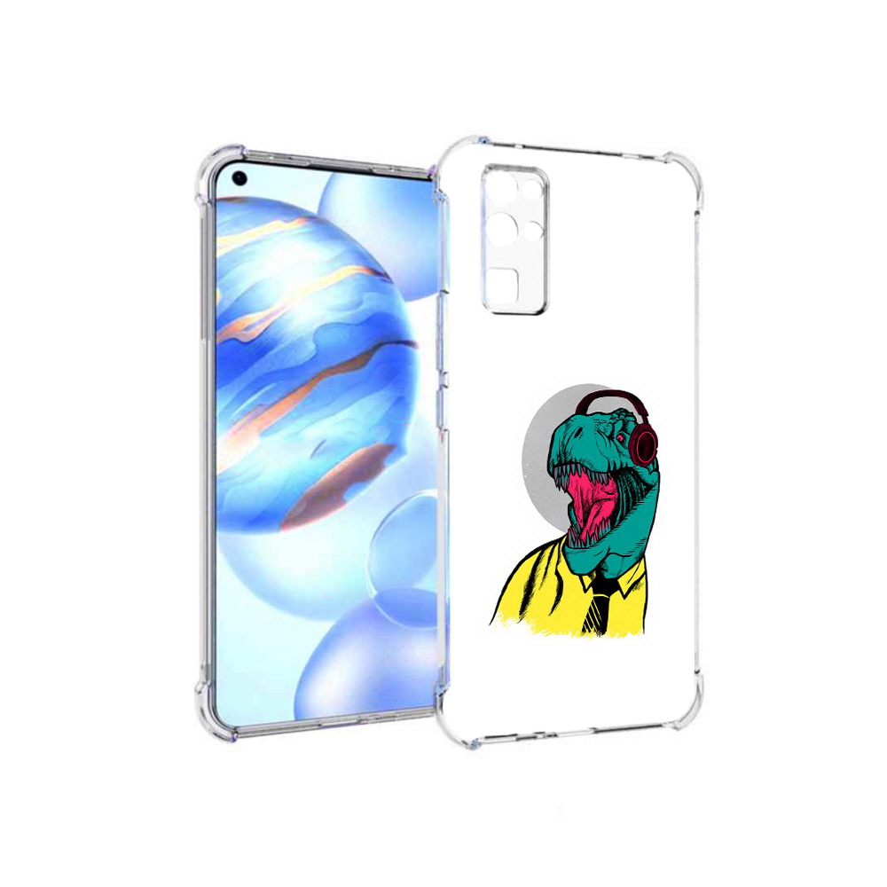 

Чехол MyPads Tocco для Honor 30 дино (PT147988.19.326), Прозрачный, Tocco