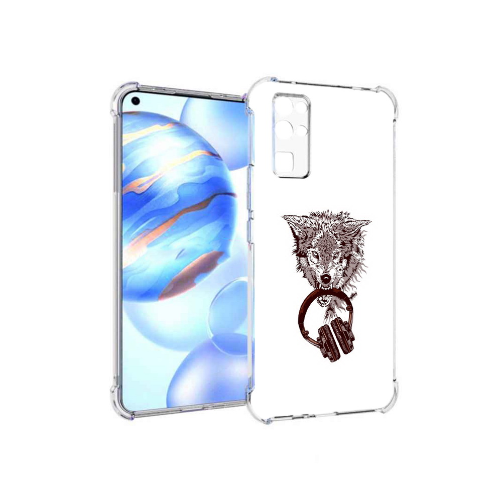 

Чехол MyPads Tocco для Honor 30 дикий волк (PT147988.19.325), Прозрачный, Tocco