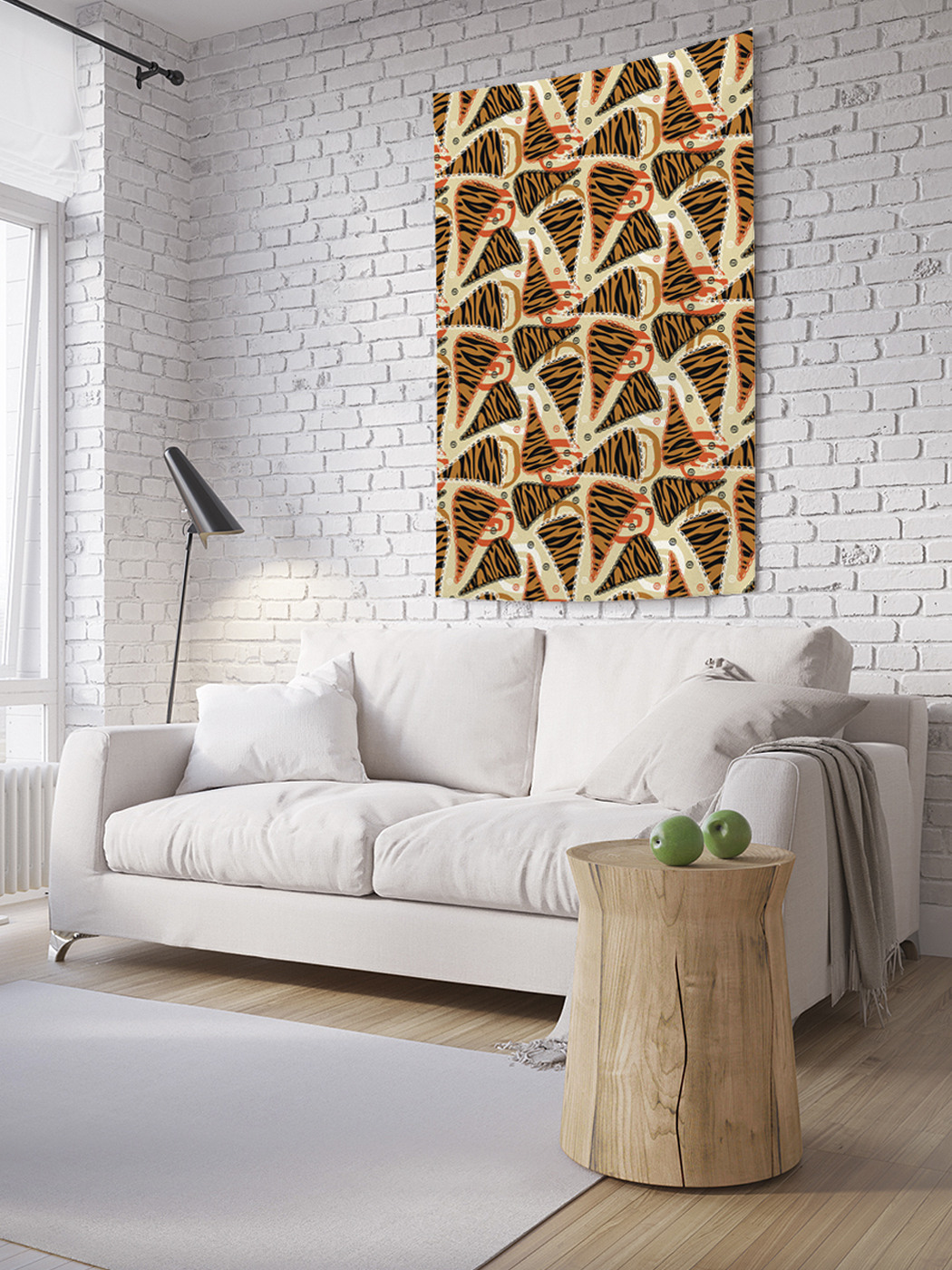 

Вертикальное фотопанно на стену JoyArty Тигровые пятна 150x200 см, Тигровые пятна