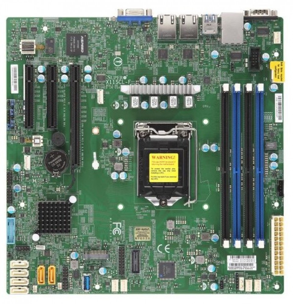 фото Материнская плата supermicro mbd-x11scl-f-b