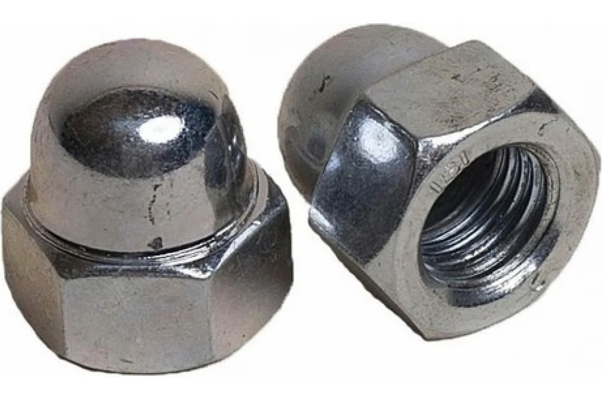 

Колпачковая шестигранная гайка DINFIX DIN 1587, нерж. А2, M4, 50 шт. 00-00001923