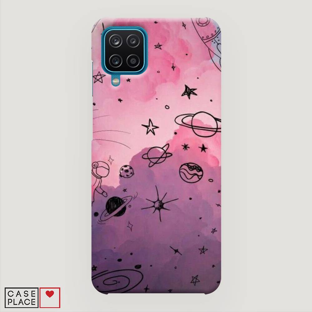 

Пластиковый чехол "Радуга планет 3" на Samsung Galaxy M12, 2102620-3
