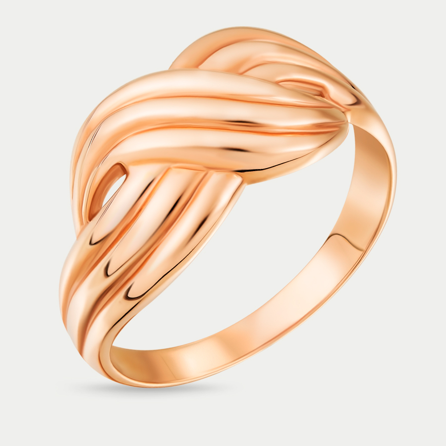 Кольцо из розового золота р. 19,5 Магнат А 012201