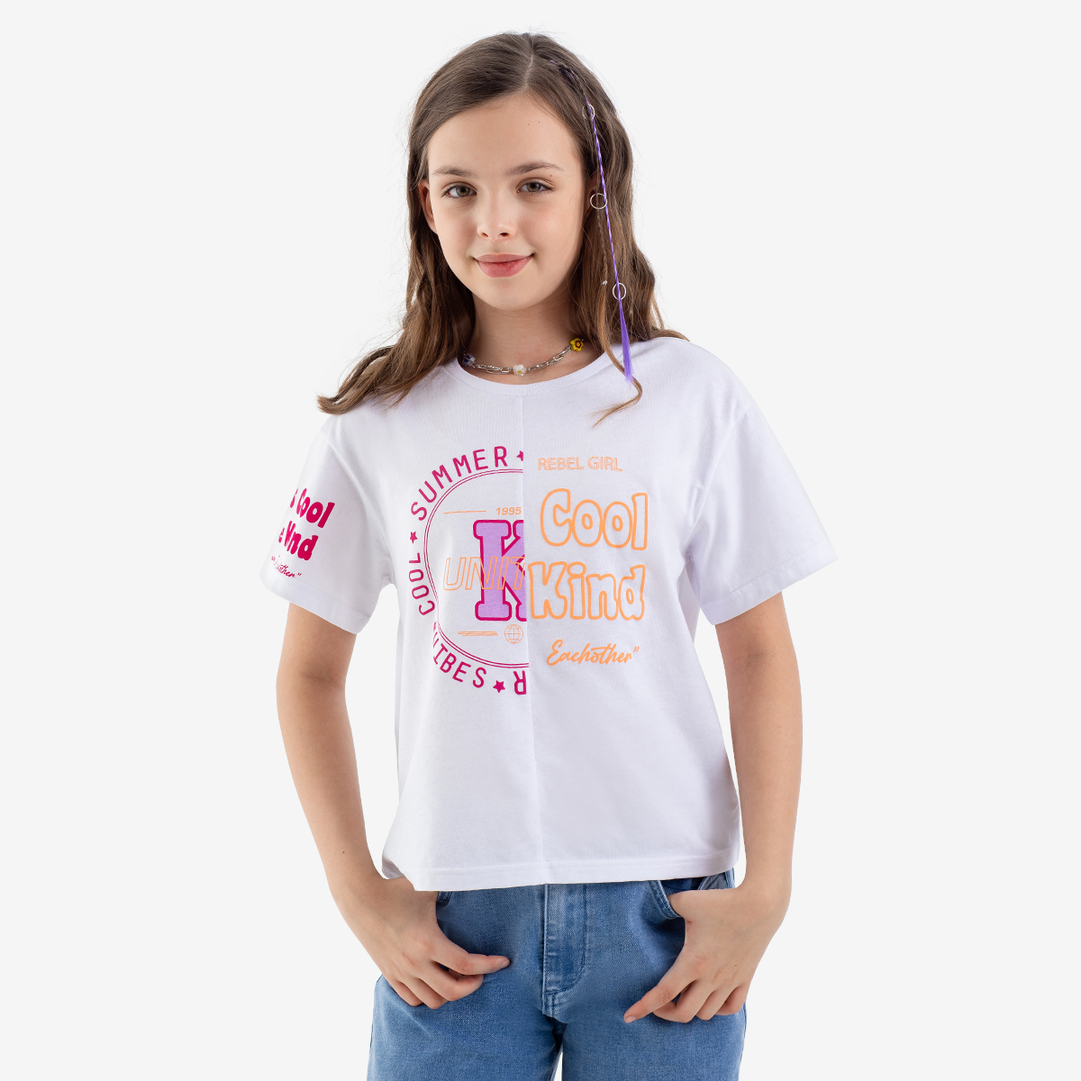 

Футболка Kapika LJGCT01, белый, 140, LJGCT01