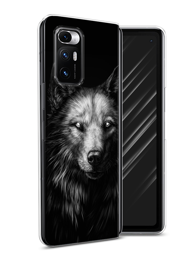 

Чехол Awog на Xiaomi Mi Mix Fold "Волк черно белый", Разноцветный, 314250-1