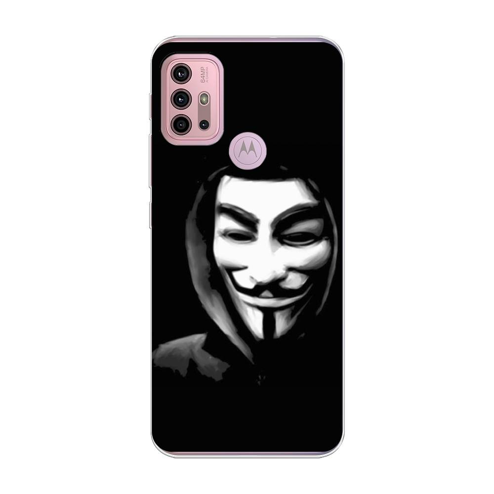 

Чехол Awog на Lenovo K13 Note/Motorola Moto G10/G20/G30 "Анонимус", Разноцветный, 242350-5