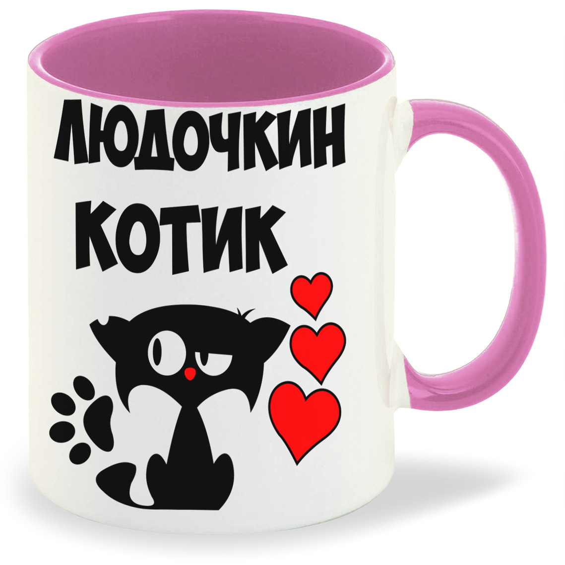 

Кружка CoolPodarok Людочкин котик, Людочкин котик