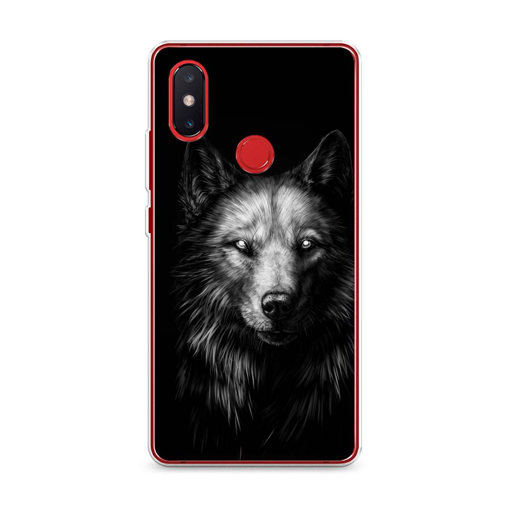 

Чехол Awog на Xiaomi Mi 8 SE "Волк черно белый", Разноцветный, 33750-1