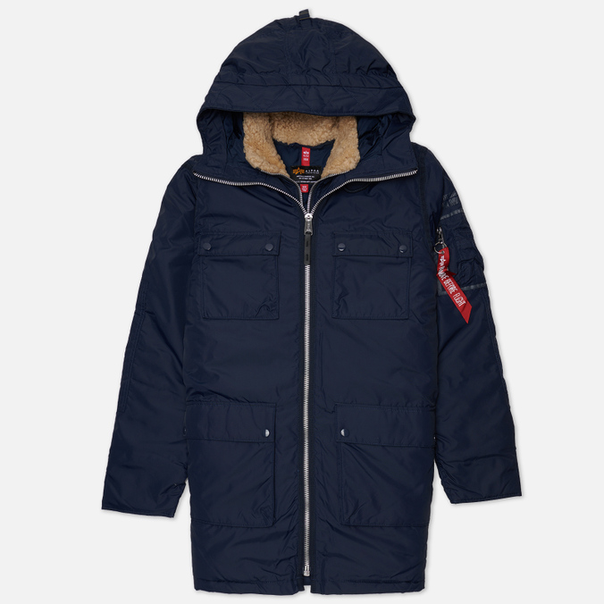 

Куртка мужская Alpha Industries MJN48505C1-410 синяя S, MJN48505C1-410