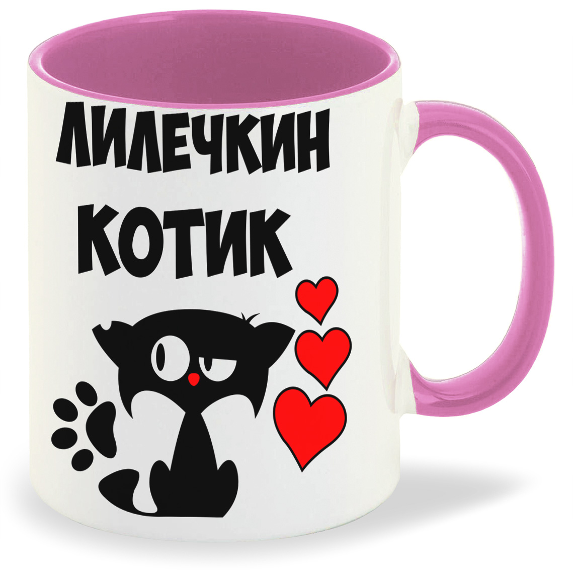 

Кружка CoolPodarok Лилечкин котик, Лилечкин котик
