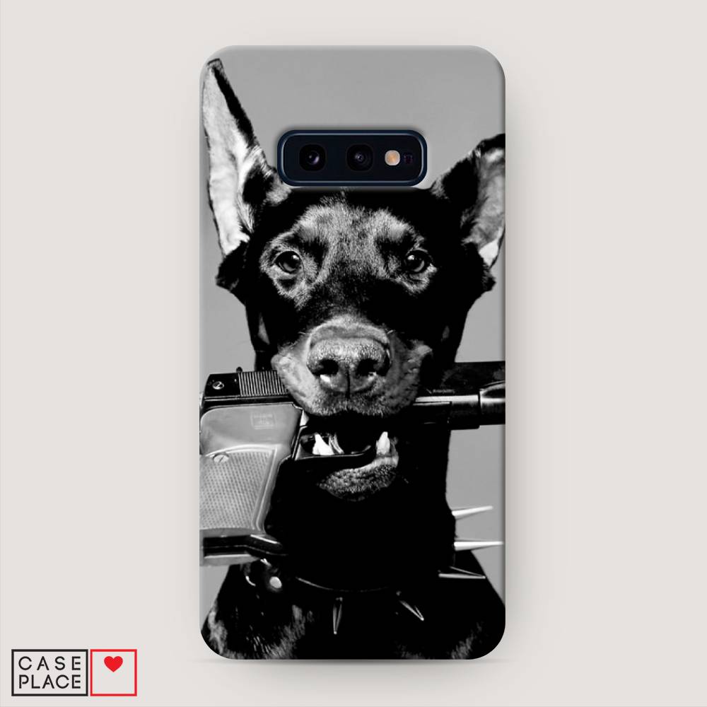 

Пластиковый чехол "Доберман" на Samsung Galaxy S10E, Доберман