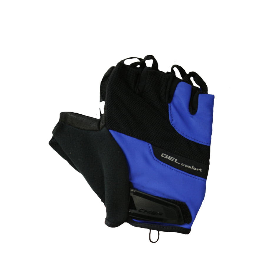 Перчатки велосипедные CHIBA Gel Comfort с гелевой протекцией синие 3040518, размер S