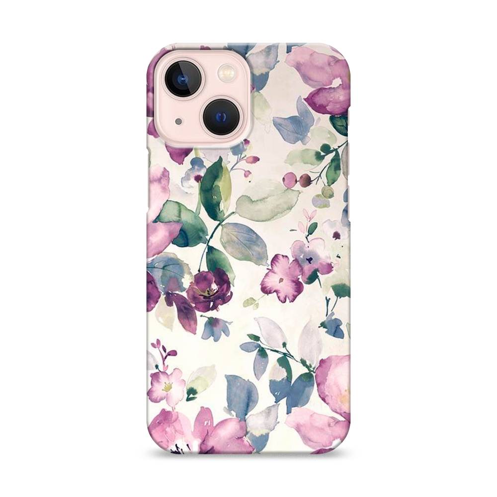 

Пластиковый чехол "Акварельная нежность" на Apple iPhone 13 mini, 14120-6