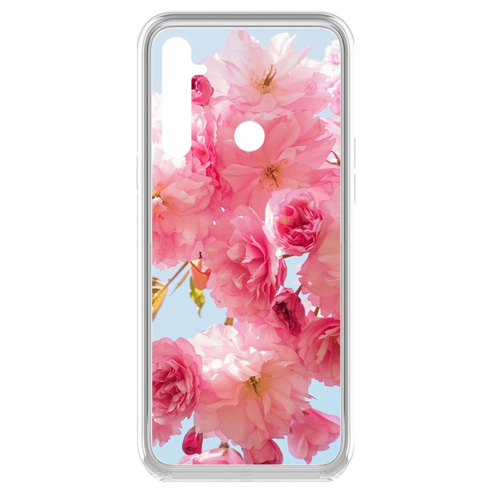 

Чехол-накладка Krutoff Clear Case Сакура для Realme 6i