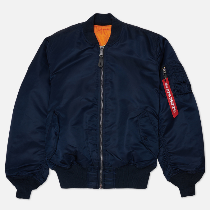 

Бомбер мужской Alpha Industries MJM21000C1-410 синий XL, MA-1