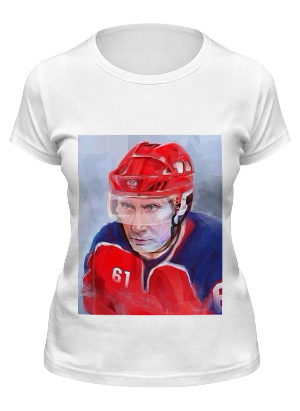 

Футболка женская Printio Путин белая 2XL, Путин