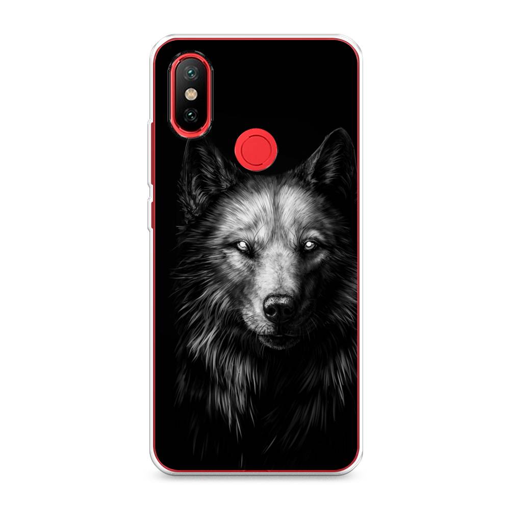 

Чехол Awog на Xiaomi Mi 6X/A2 "Волк черно белый", Разноцветный, 33250-1