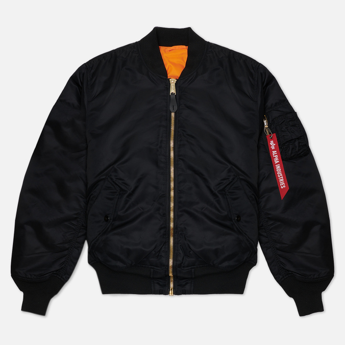 

Бомбер мужской Alpha Industries MJM21000C1-001 черный XL, MJM21000C1-001
