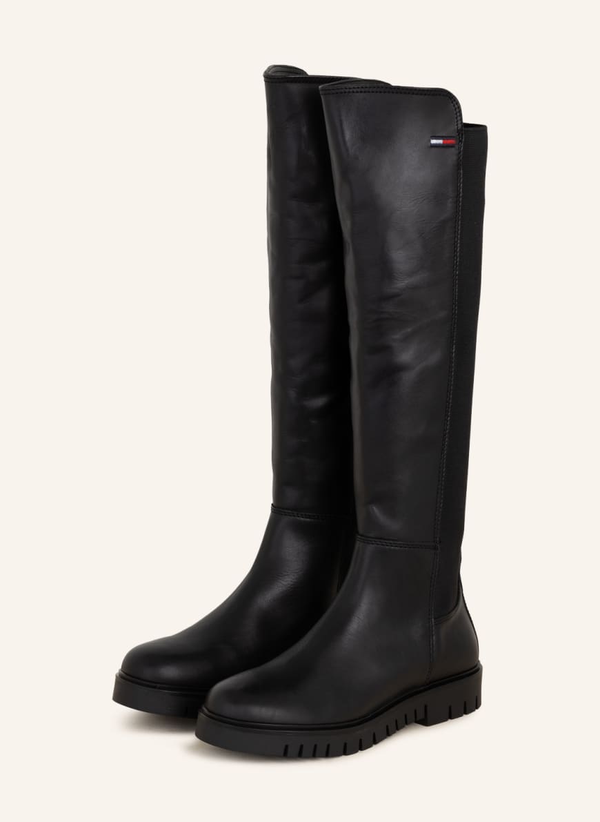 

Ботфорты женские Tommy Jeans 1001325632 черные 41 RU (доставка из-за рубежа), 1001325632