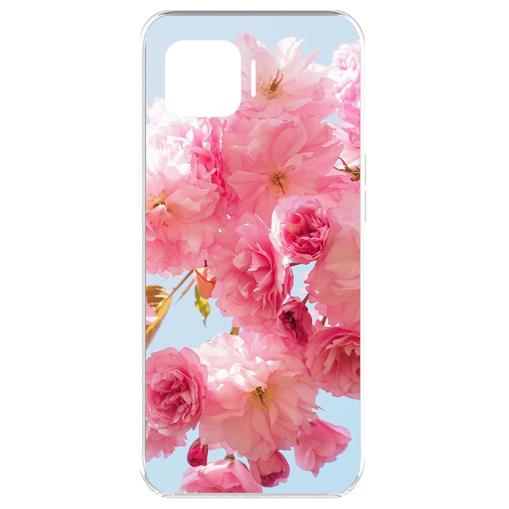 фото Чехол-накладка krutoff clear case сакура для oppo reno4 lite
