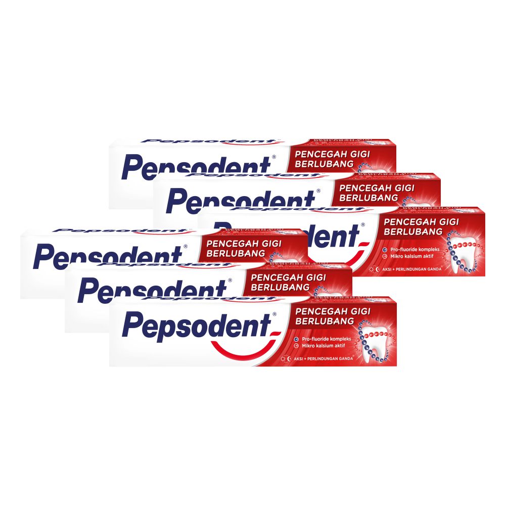 Комплект Зубная паста Pepsodent Защита от кариеса 75 г х 6 шт