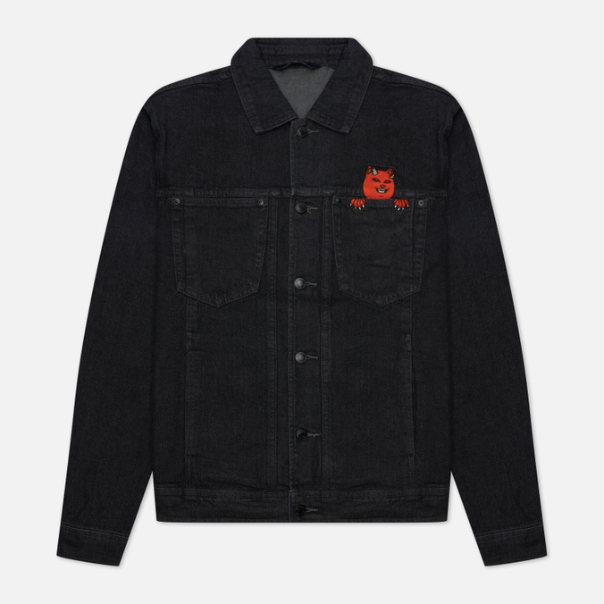 

Джинсовая куртка мужская Ripndip RND9300 черная S, RND9300