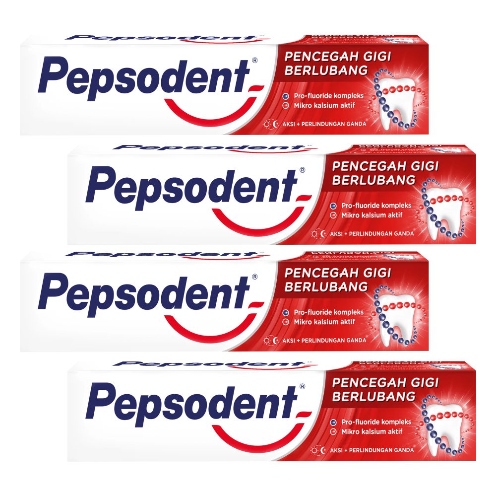 Комплект Зубная паста Pepsodent Защита от кариеса 75 г х 4 шт зубная паста elmex защита от кариеса и укрепления эмали 75 мл 2 шт