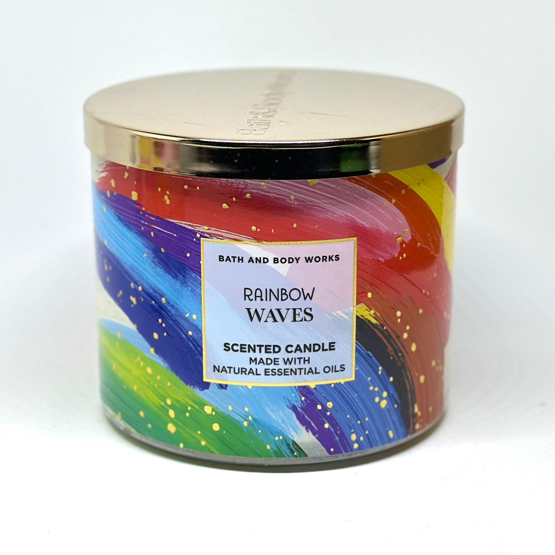 Свеча Bath and Body Works Raimbow Waves 3х фитильная