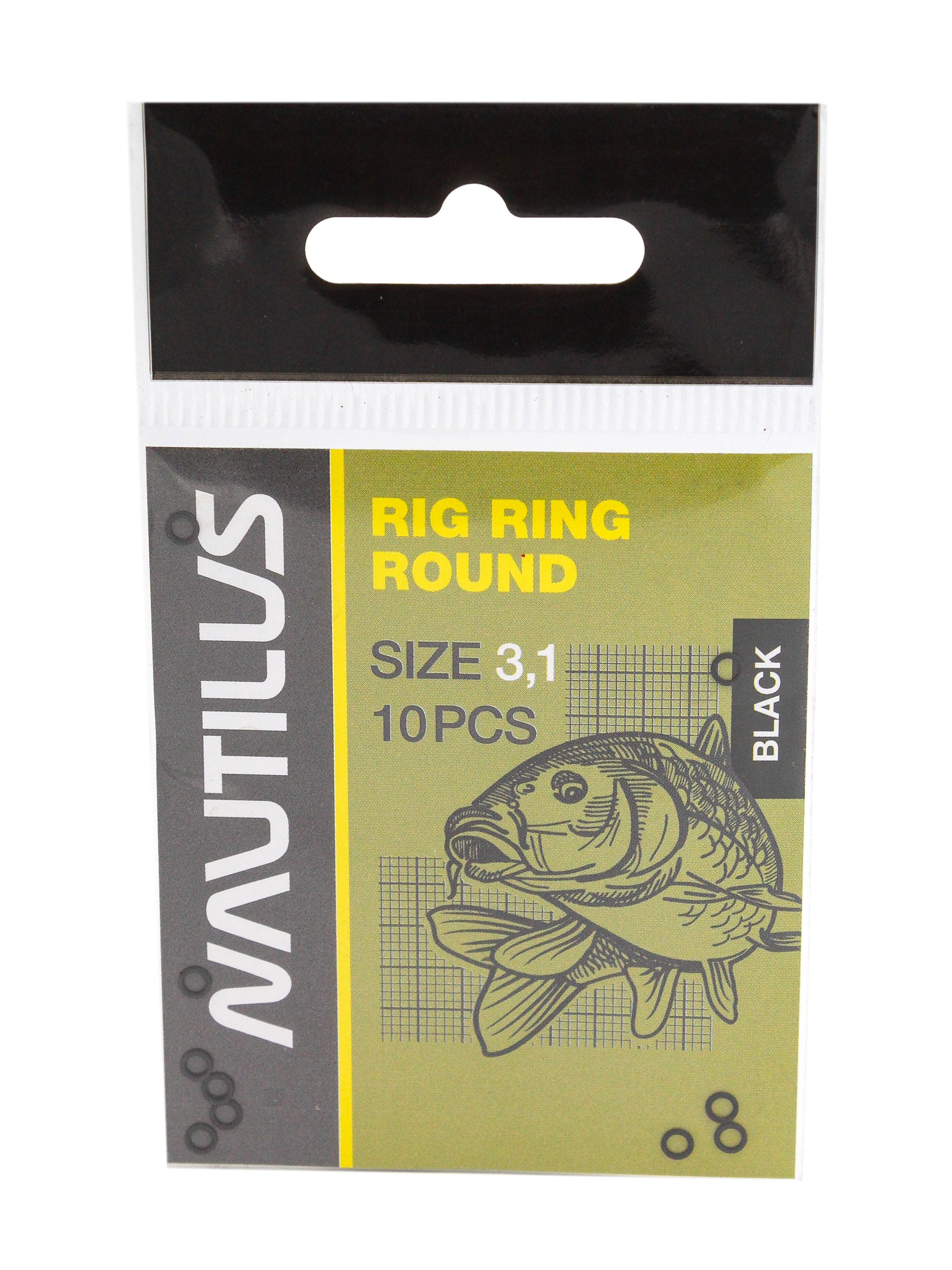 

Кольцо Nautilus Rig Ring Round 3,1мм, Черный, 00-00033023