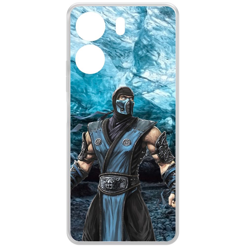 

Чехол-накладка Krutoff Clear Case Мортал Комбат. Саб Зиро для Xiaomi Redmi 13C, Прозрачный