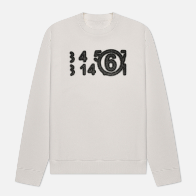 

Мужская толстовка Maison Margiela MM6 Numbers Print Crew Neck белый, Размер L, Numbers Print Crew Neck