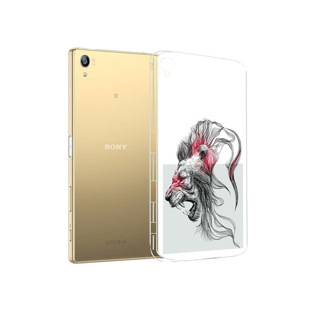 

Чехол MyPads Tocco для Sony Xperia Z5 Premium разъяренный лев (PT23243.222.576), Прозрачный, Tocco